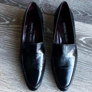 Martinez Valero - Black Loafers - Size 7.5 - NEW